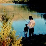 roland, fishing, son